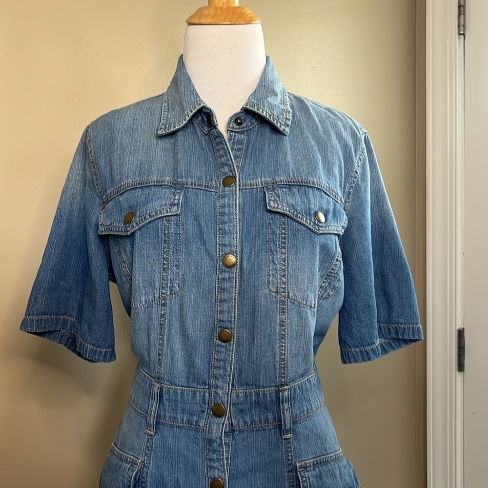 Champs cotton dress vintage size large - Picture 2 of 9